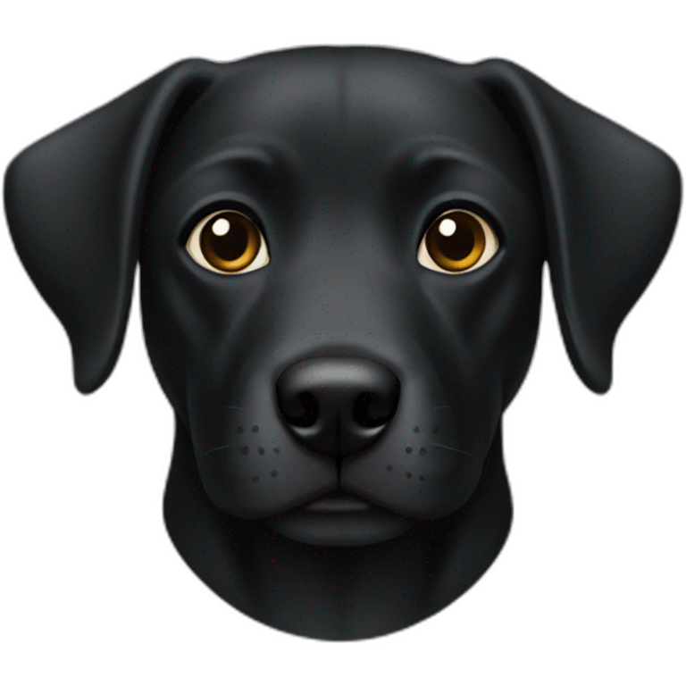 Perro negro emoji