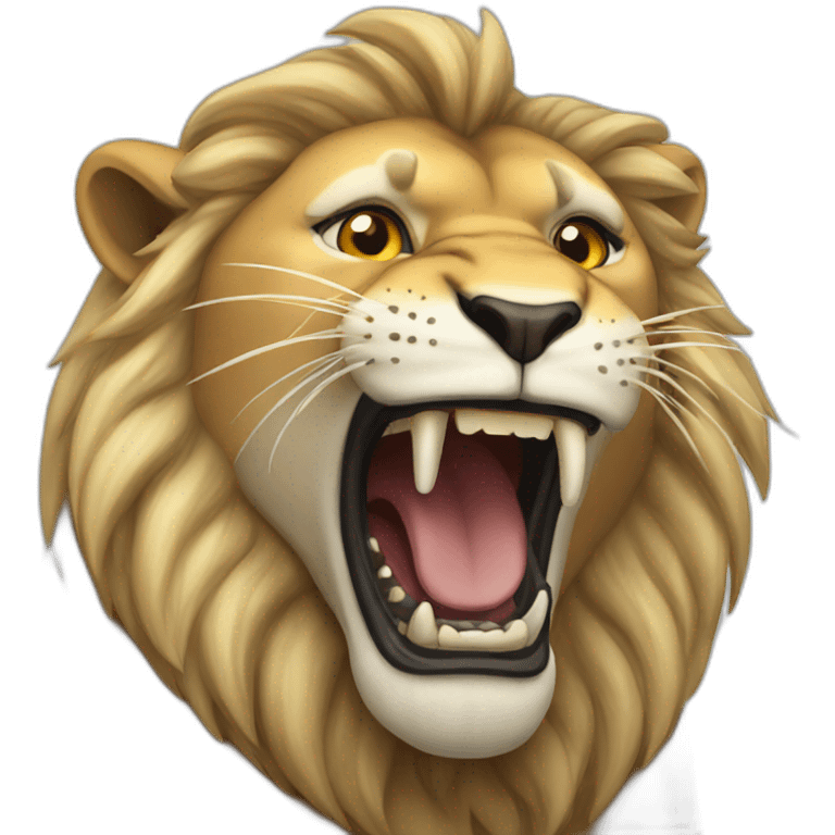 roaring lion emoji