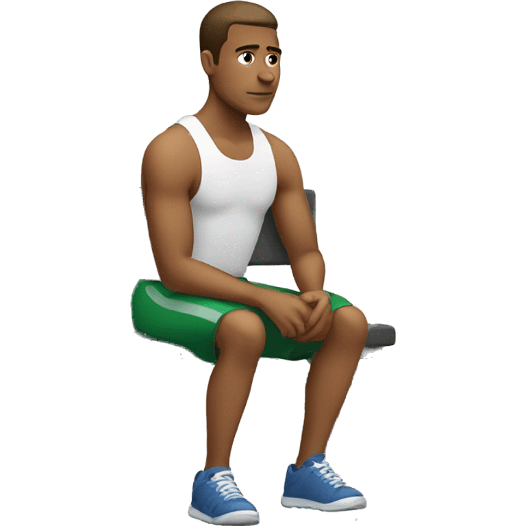 Guy benching  emoji