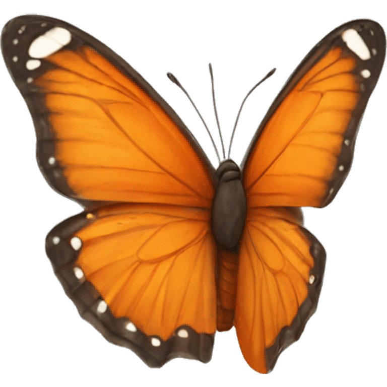 Orange butterfly  emoji