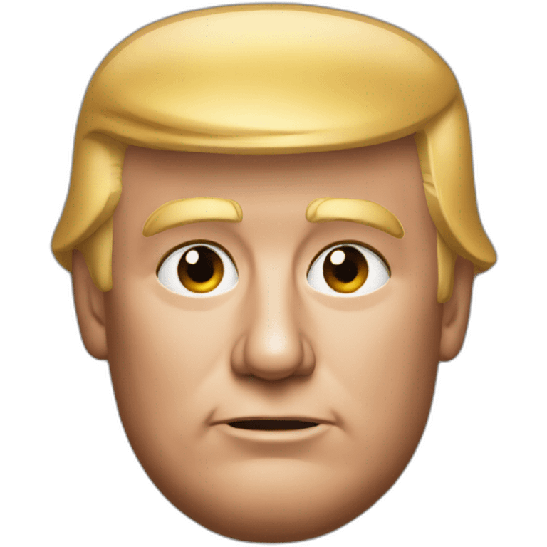 donald trump portrait emoji