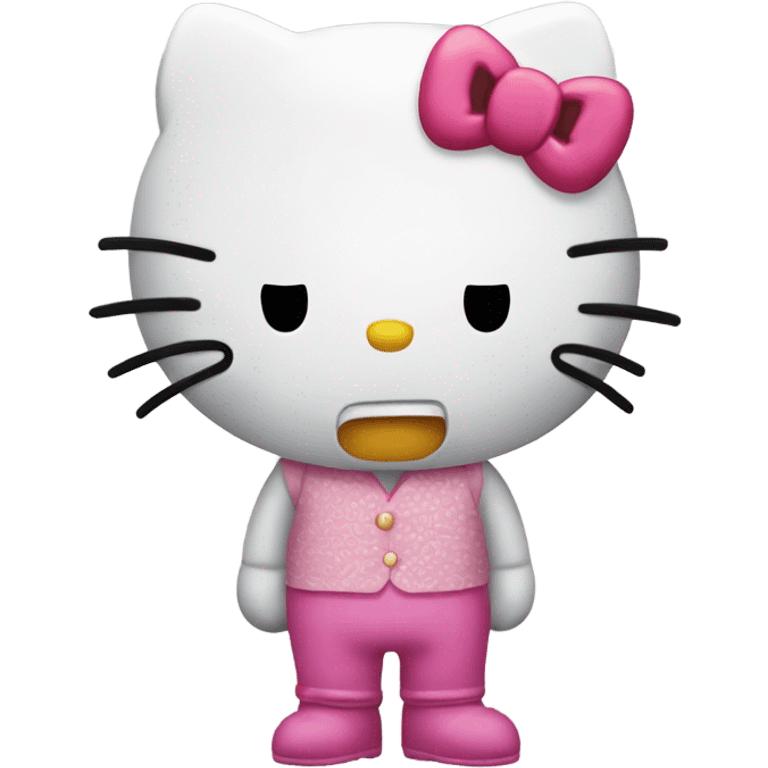 hello kitty mad emoji