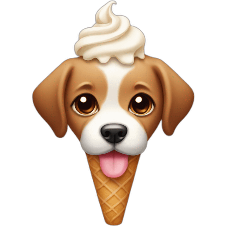 icecream puppy emoji