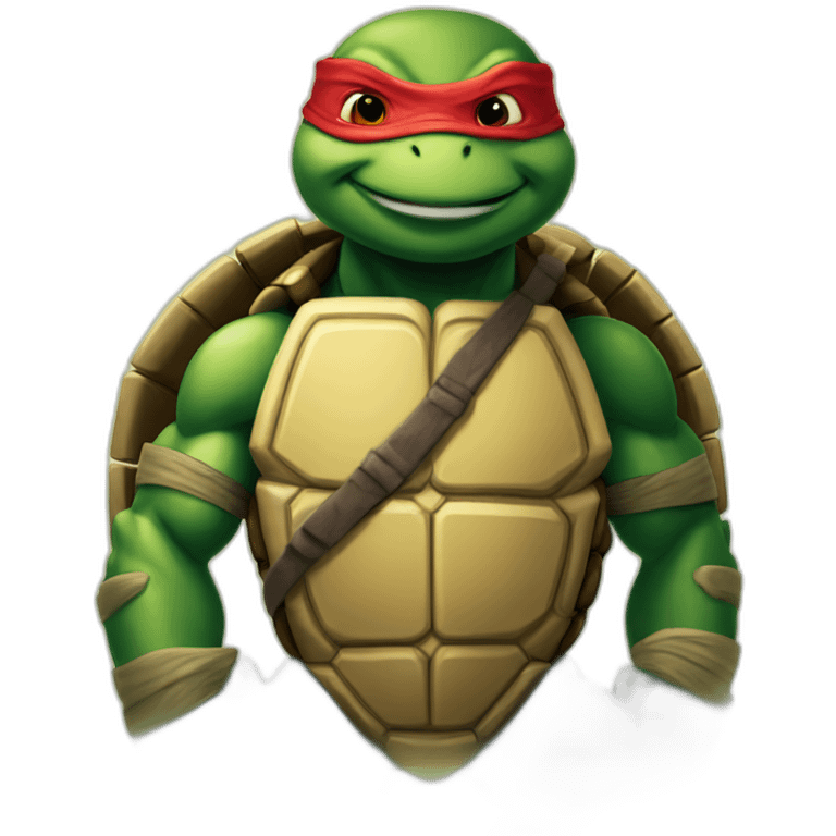 Ninja turtle red emoji