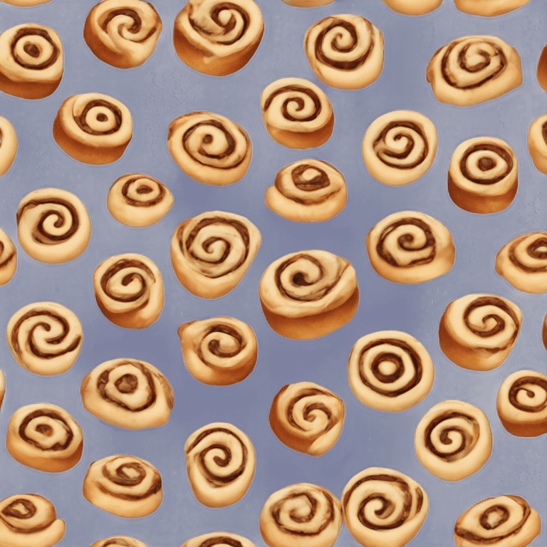 A cinnamon roll emoji