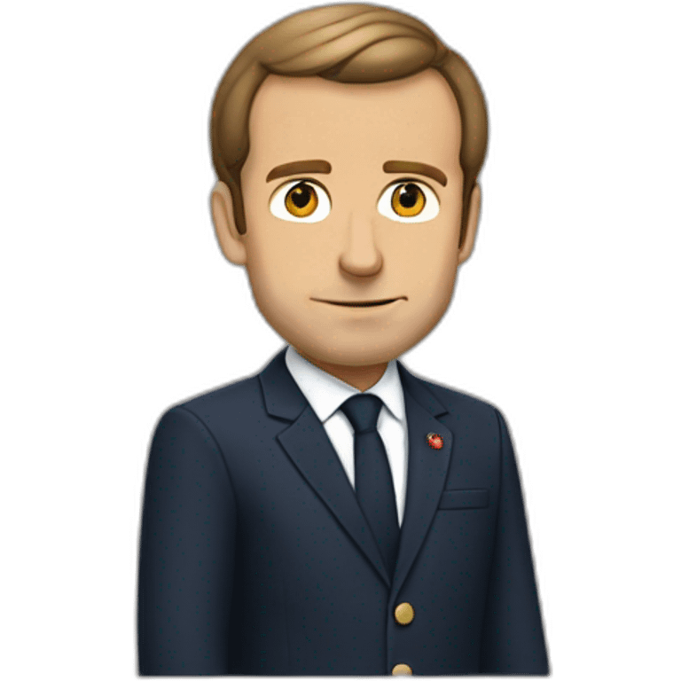 Macron qui ferait un bras de fer emoji