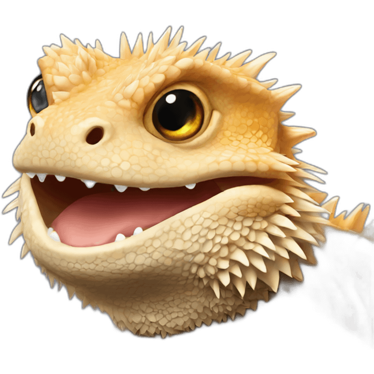 fuzzy-bearded-dragon emoji