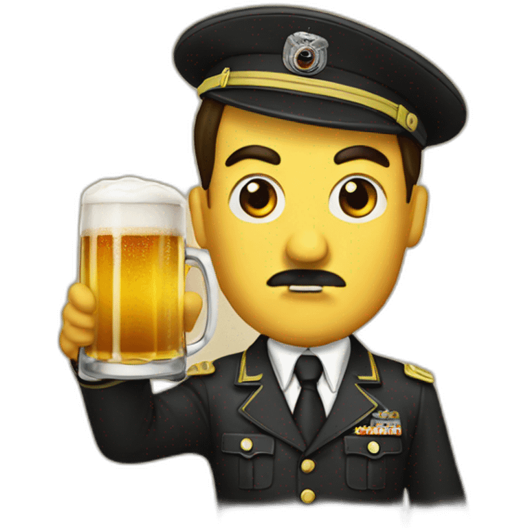 Hitler-Drink-Beer emoji