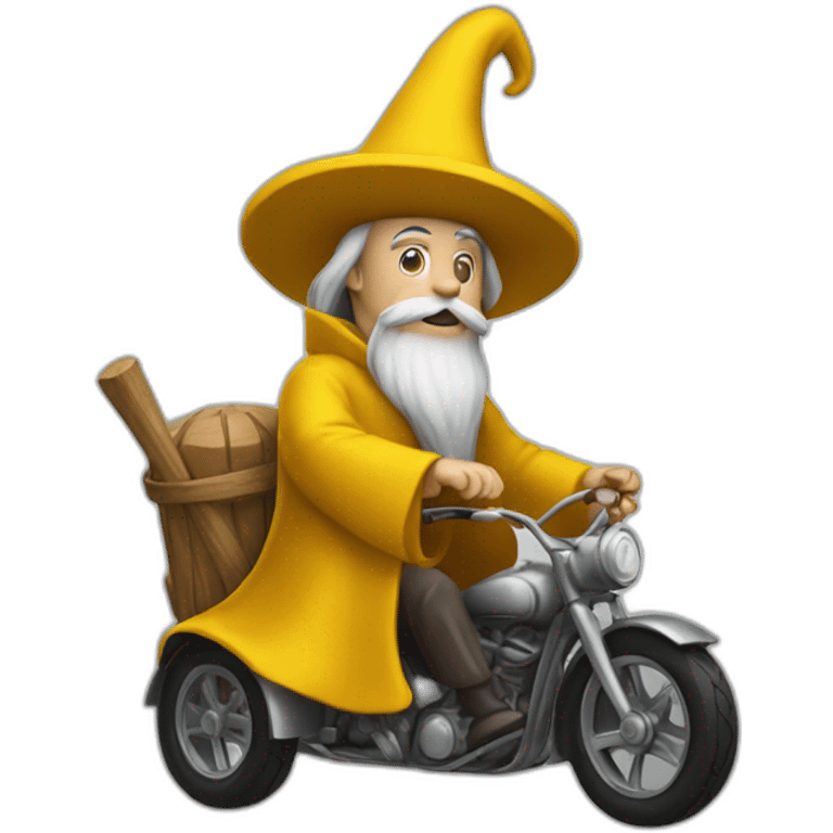 mustard-wizard-on-the-wheels-of-steel emoji