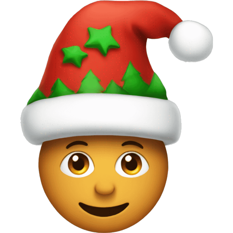 Christmas hat emoji