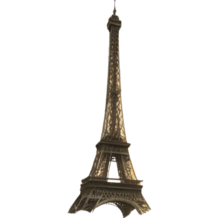 Imagina la torre eifel versión plátano emoji