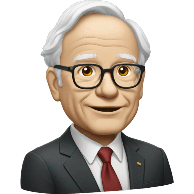 Warren buffet a full-body side view emoji