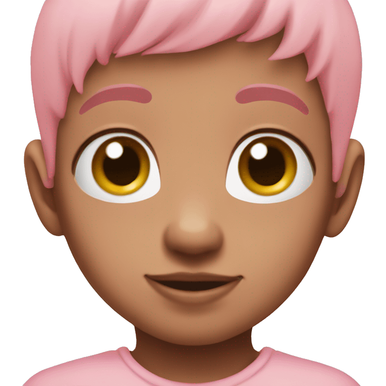 Baby pink hearth emoji