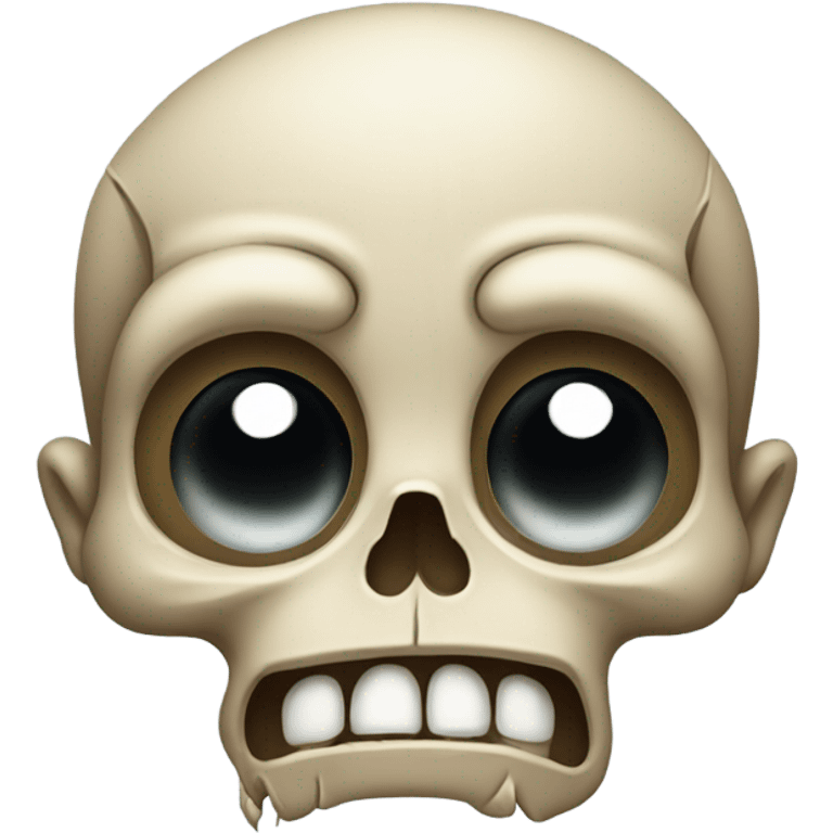 Skull sad emoji