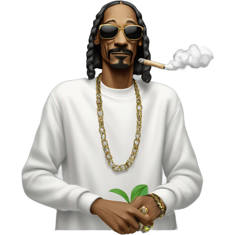 Snoop dog smoking emoji