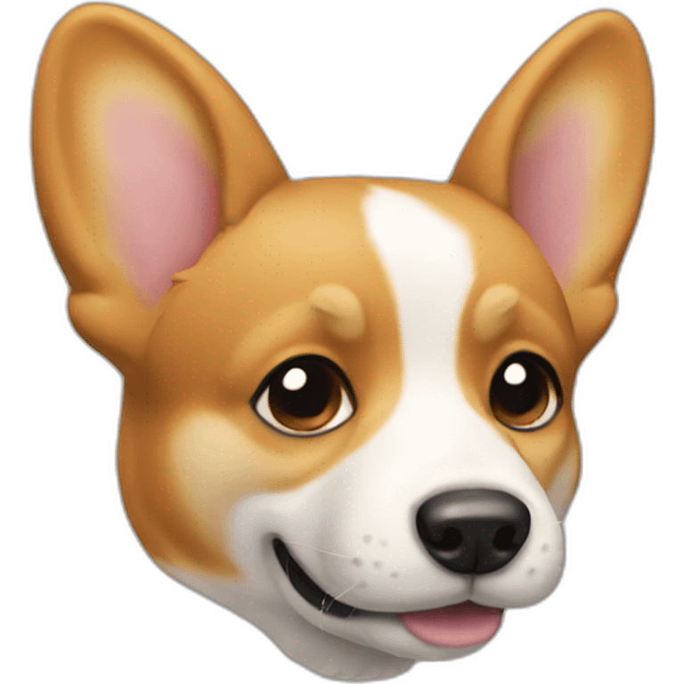 corgy with bent ear emoji