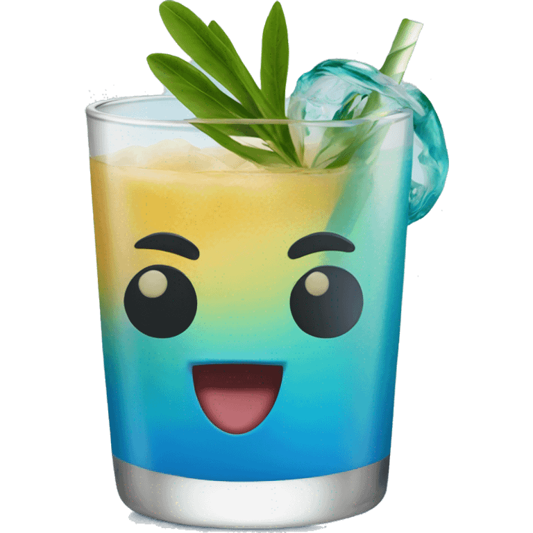 blue lagoon cocktail emoji