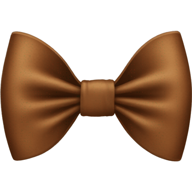 Brown bow emoji