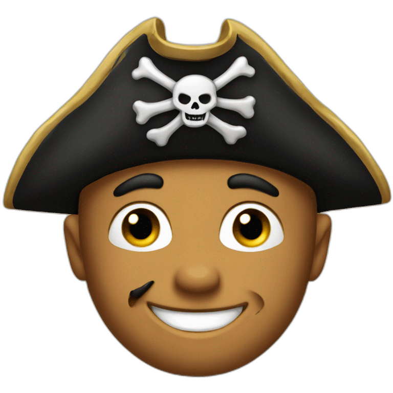 pirate Face With Tears of Joy emoji