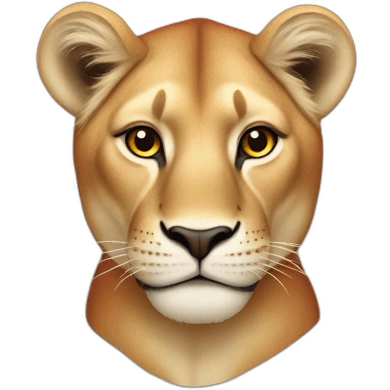 Red lioness emoji