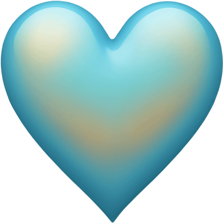 Light blue heart emoji