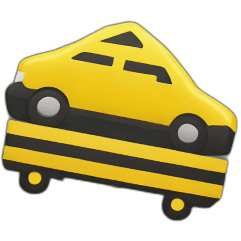 transit danger yellow symbol emoji