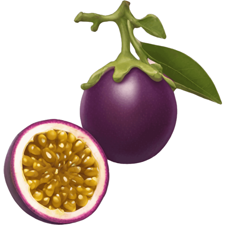 Passion fruit emoji