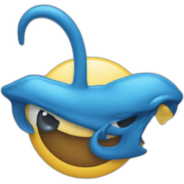 Blue hooks emoji