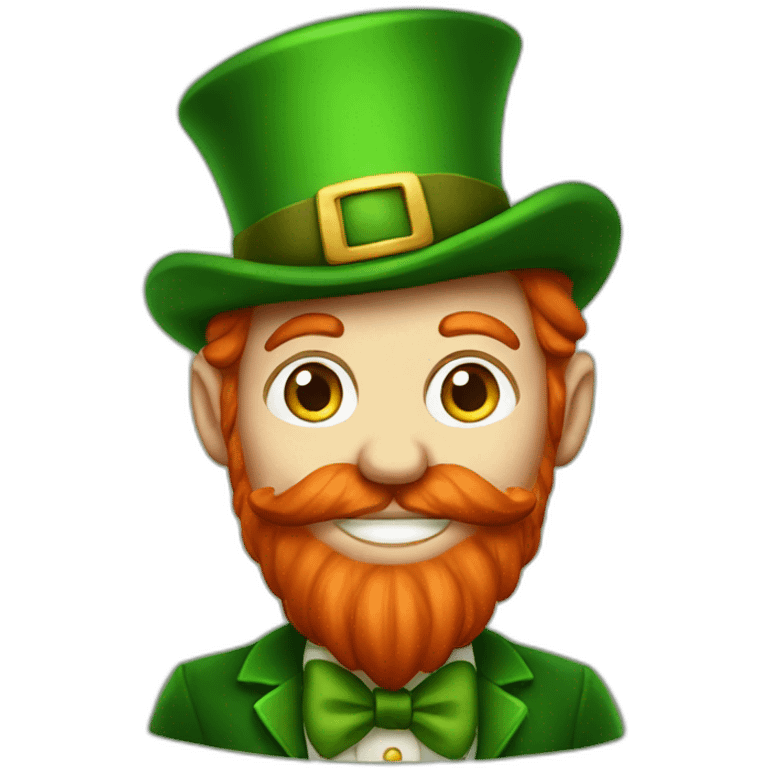 red head leprechan emoji