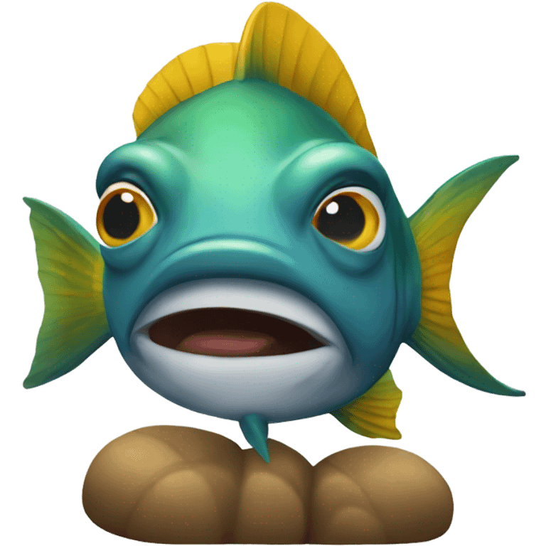 PEIXE COM RAIVA emoji