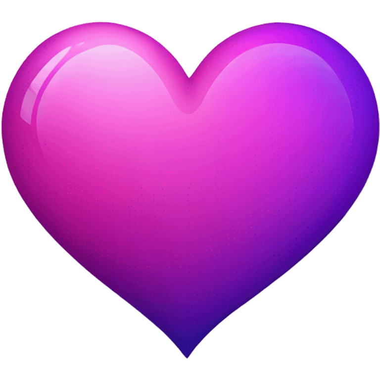 Purple in pink heart emoji