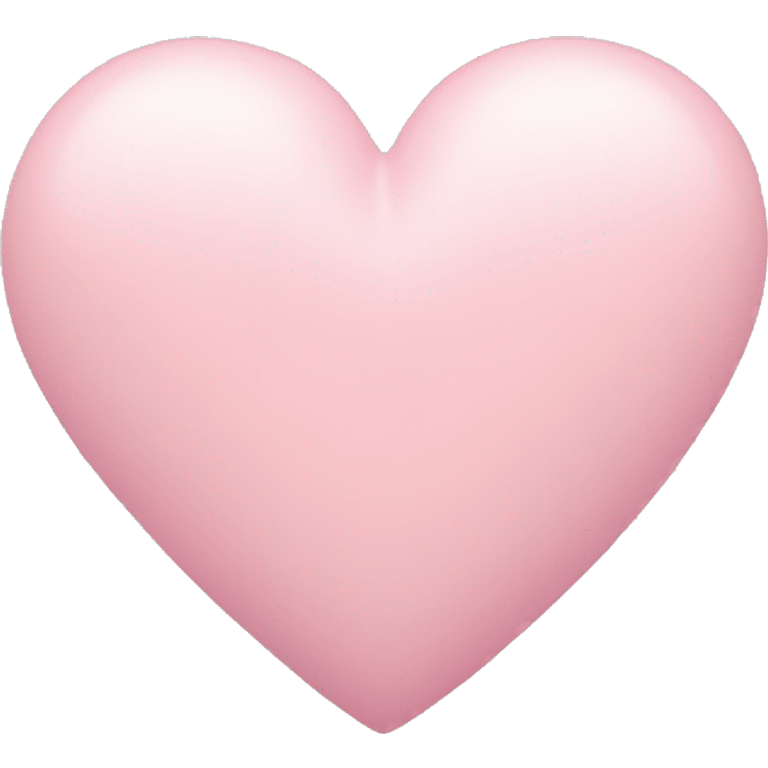 pastel pink heart emoji