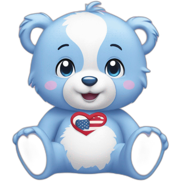 usa care bear emoji