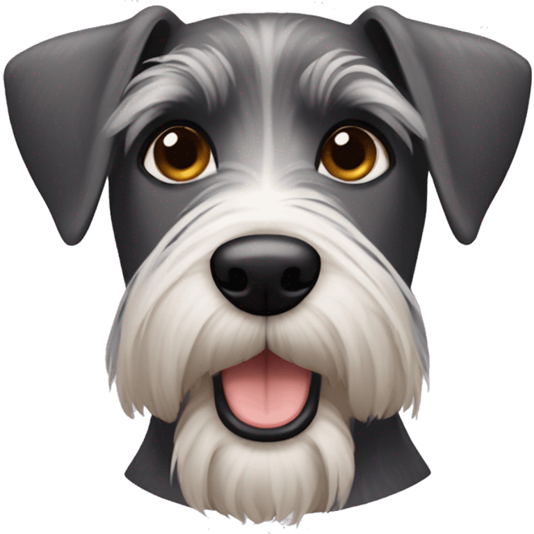 Schnauzer terrier mix emoji