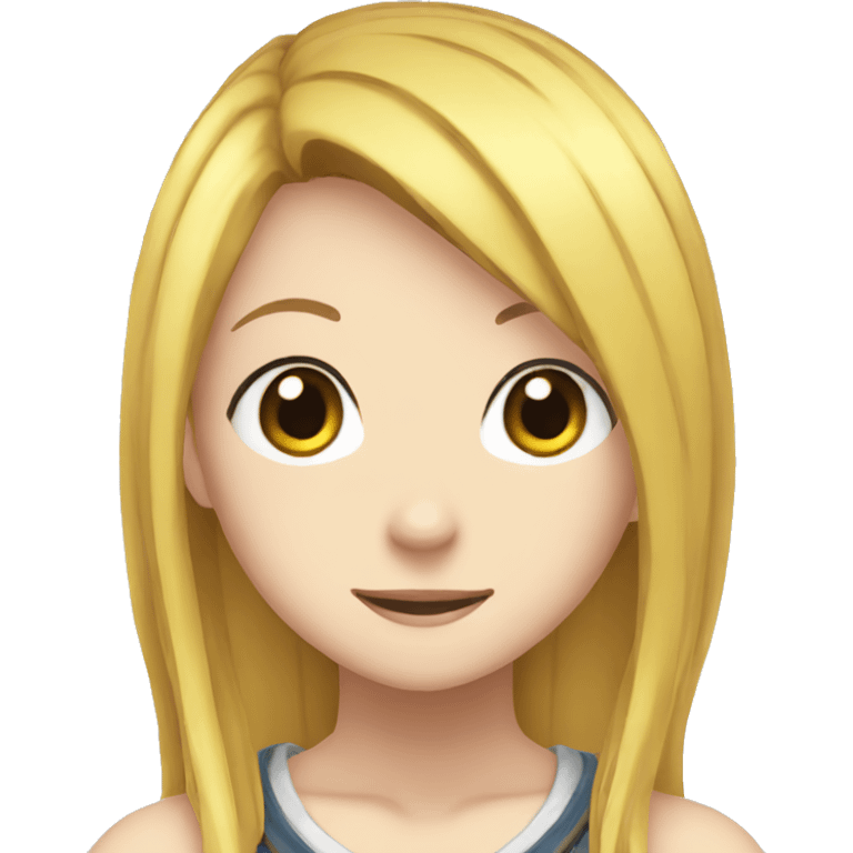 Lucie from fairy tail emoji