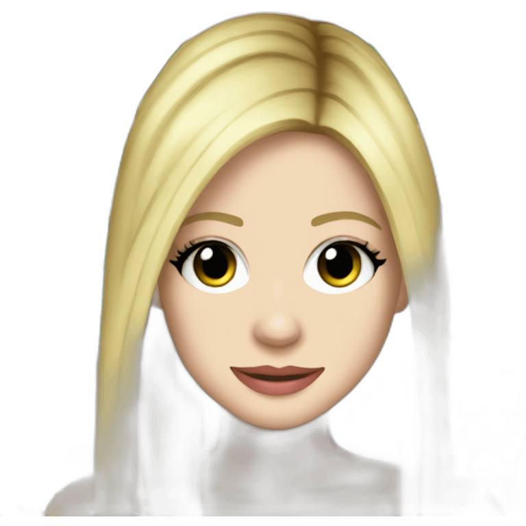 Avril lavigne at christmas emoji