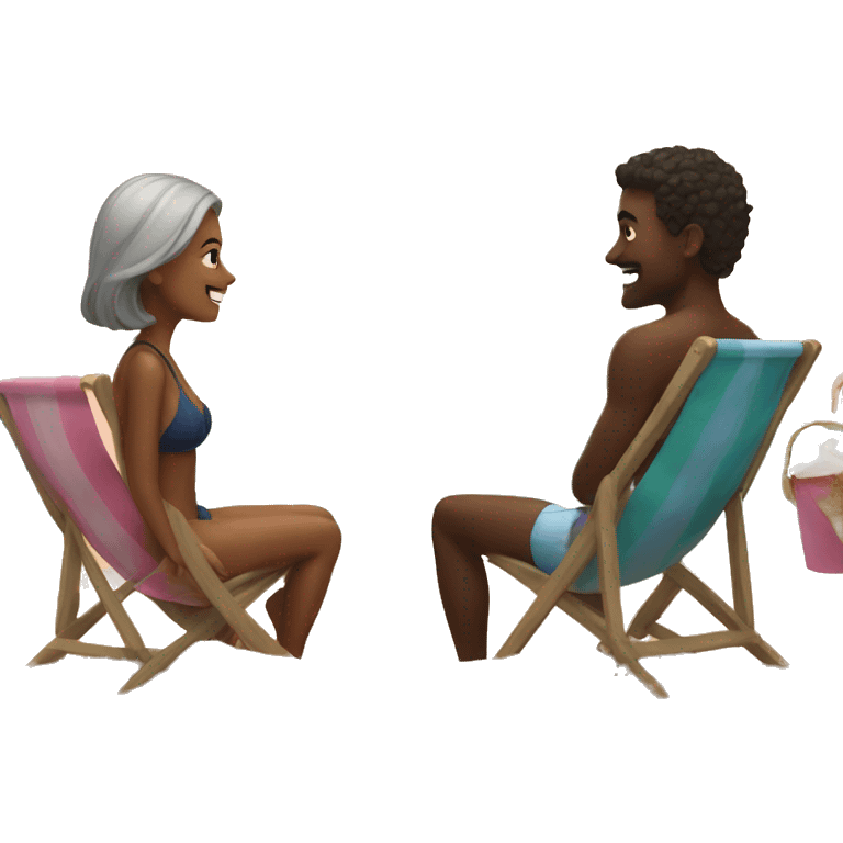 love on the beach emoji