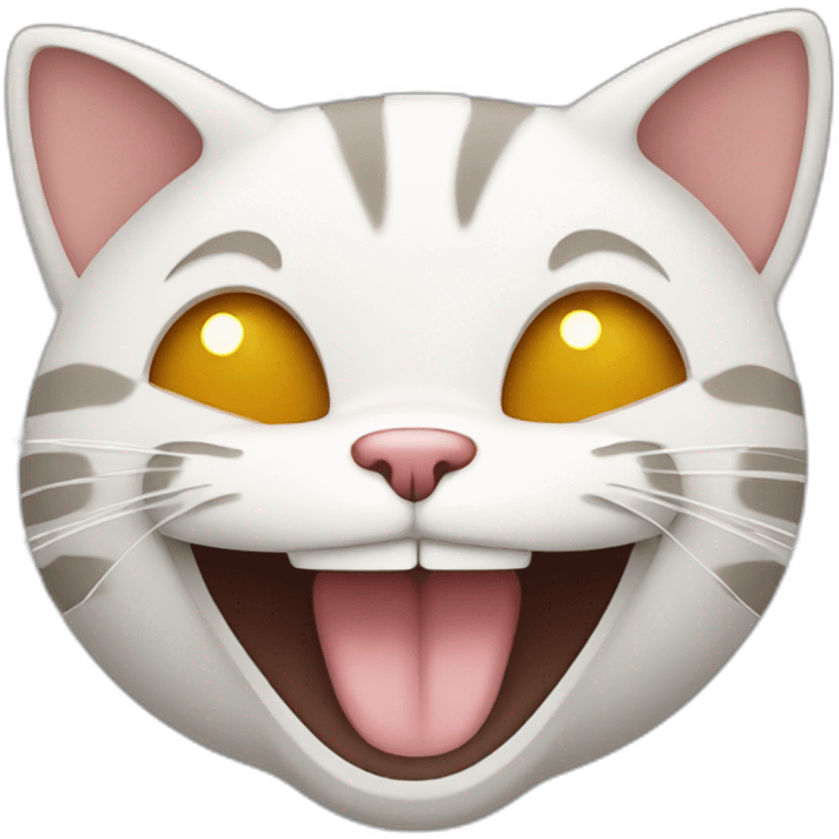 cat laughing emoji