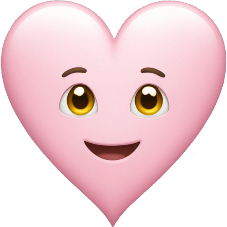 Light pink heart  emoji