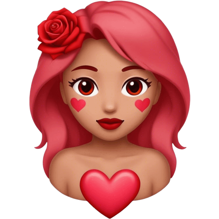 rosa hearts emoji