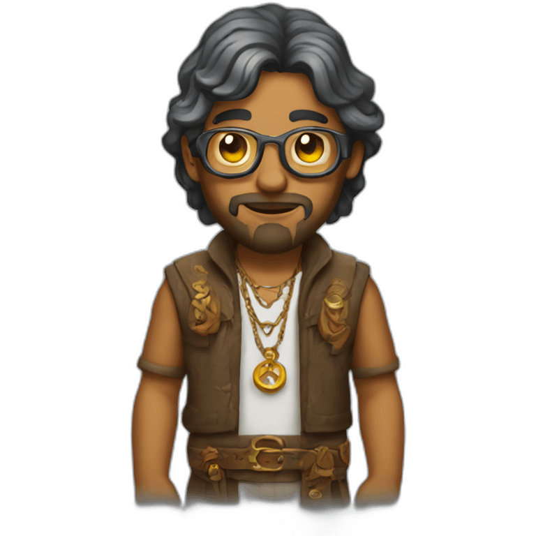 Hippie dungeon master emoji