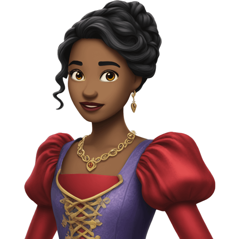 Princess red from descendants the rise of red emoji