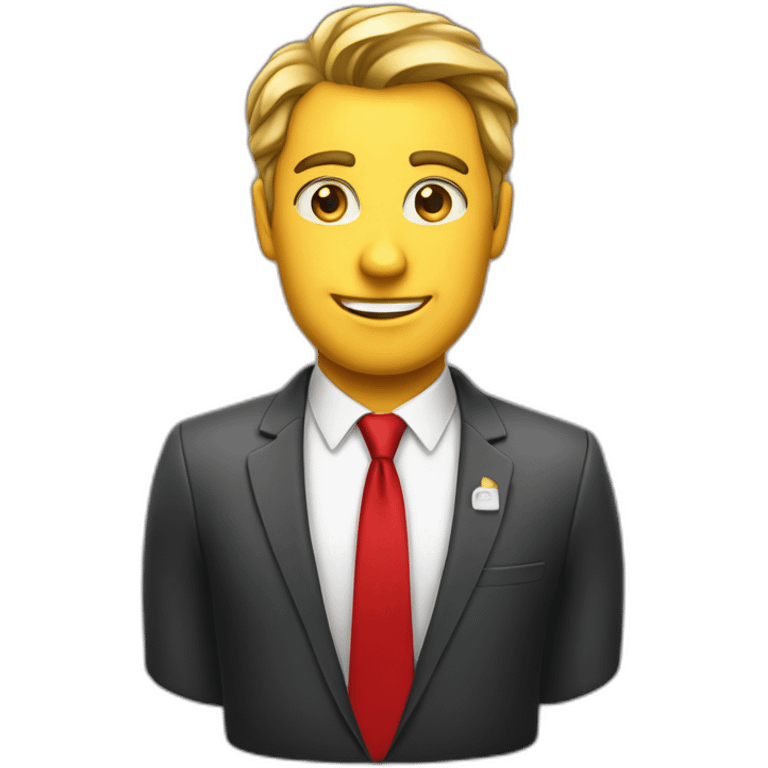 Hotel Manager in Red Tie emoji