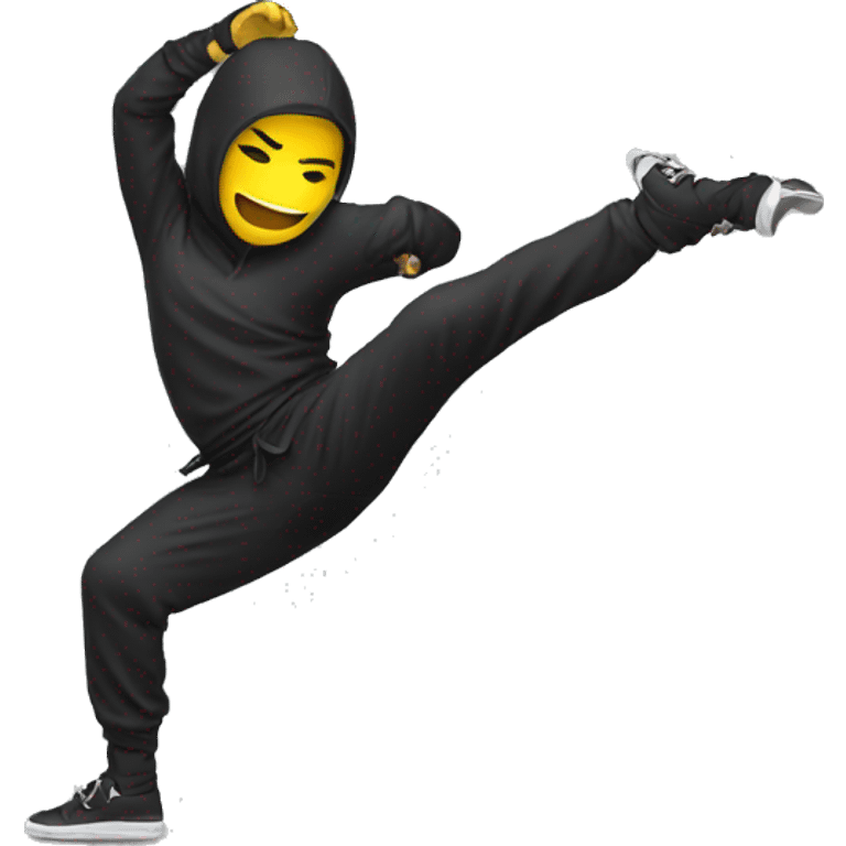 break dance ninja emoji