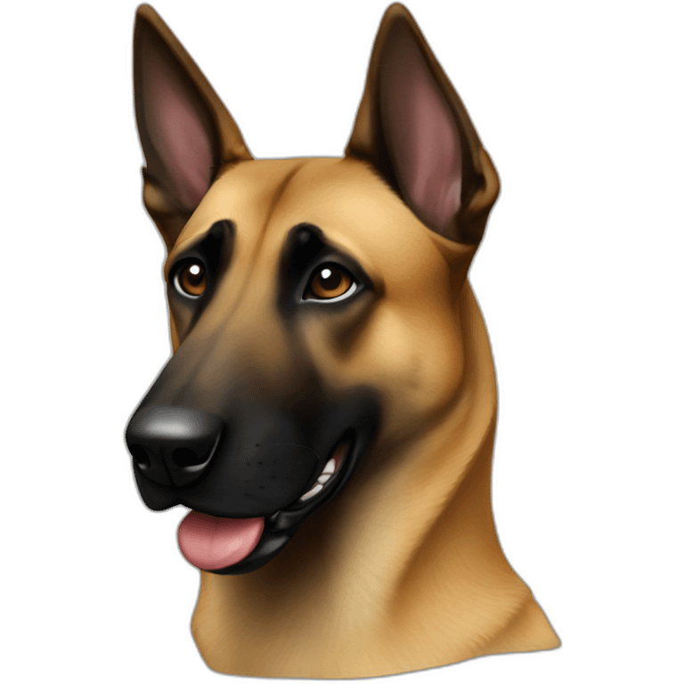 Belgian malinois, bitch emoji