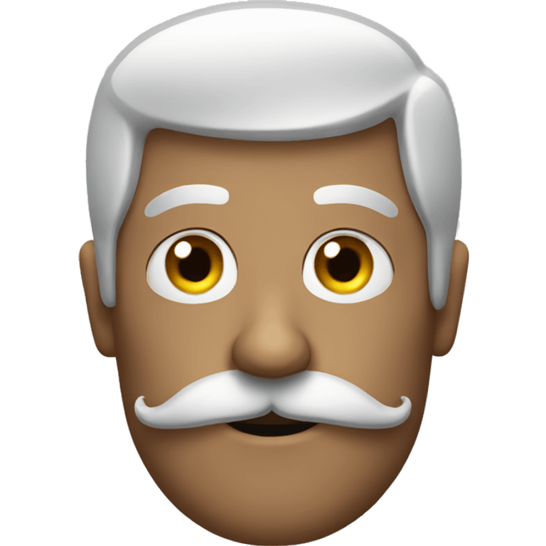 Just a moustache emoji