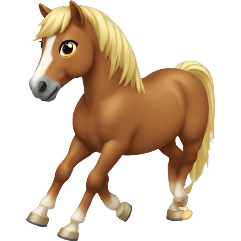 Poney qui danse emoji