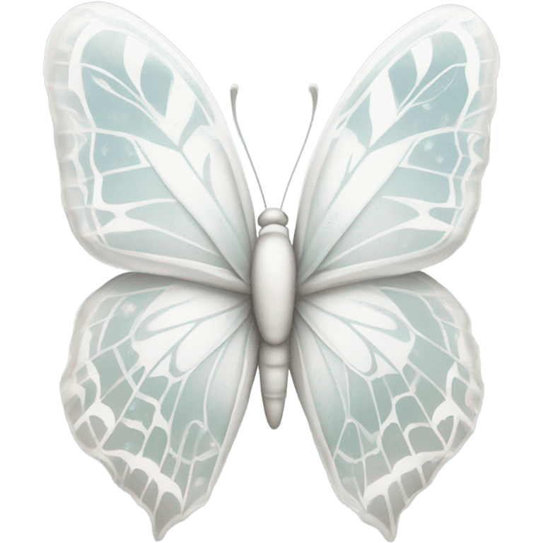 White butterfly  emoji