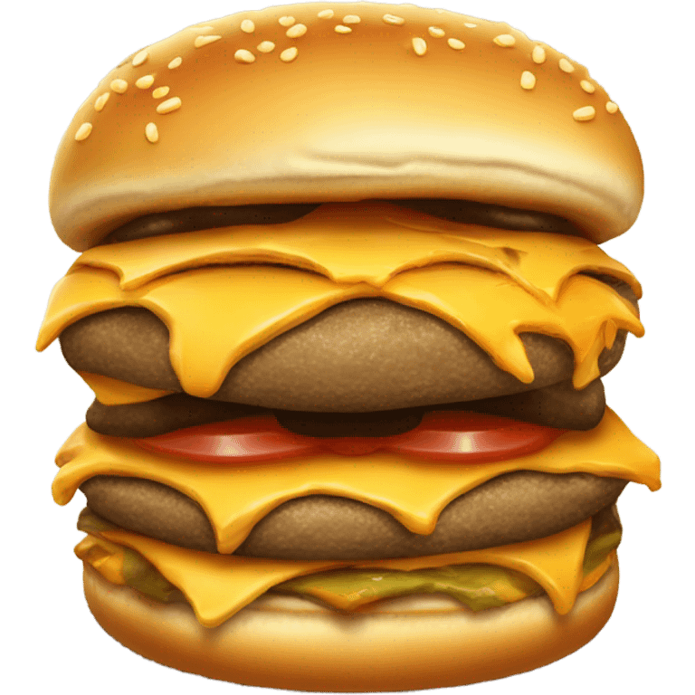 Angry cheese burger  emoji