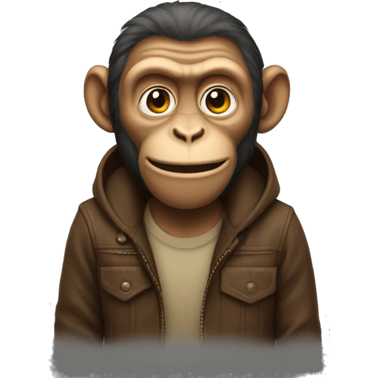 monkey man  emoji